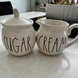 Rae Dunn Cream and Sugar Containers